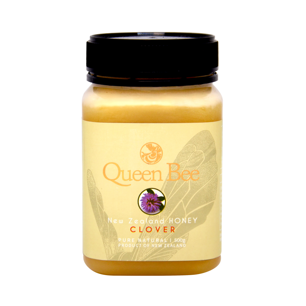 NZQUEENBEE Clover Honey 500g