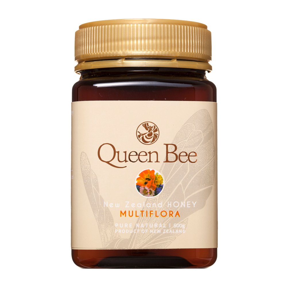 NZQUEENBEE Multiflora Honey 500g