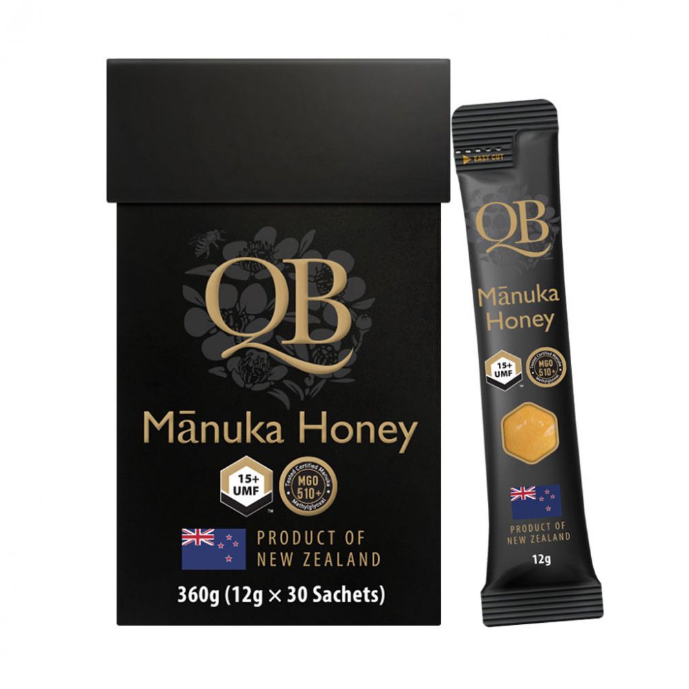QB Manuka Honey Sachet UMF 15+ MGO 510+ 360g